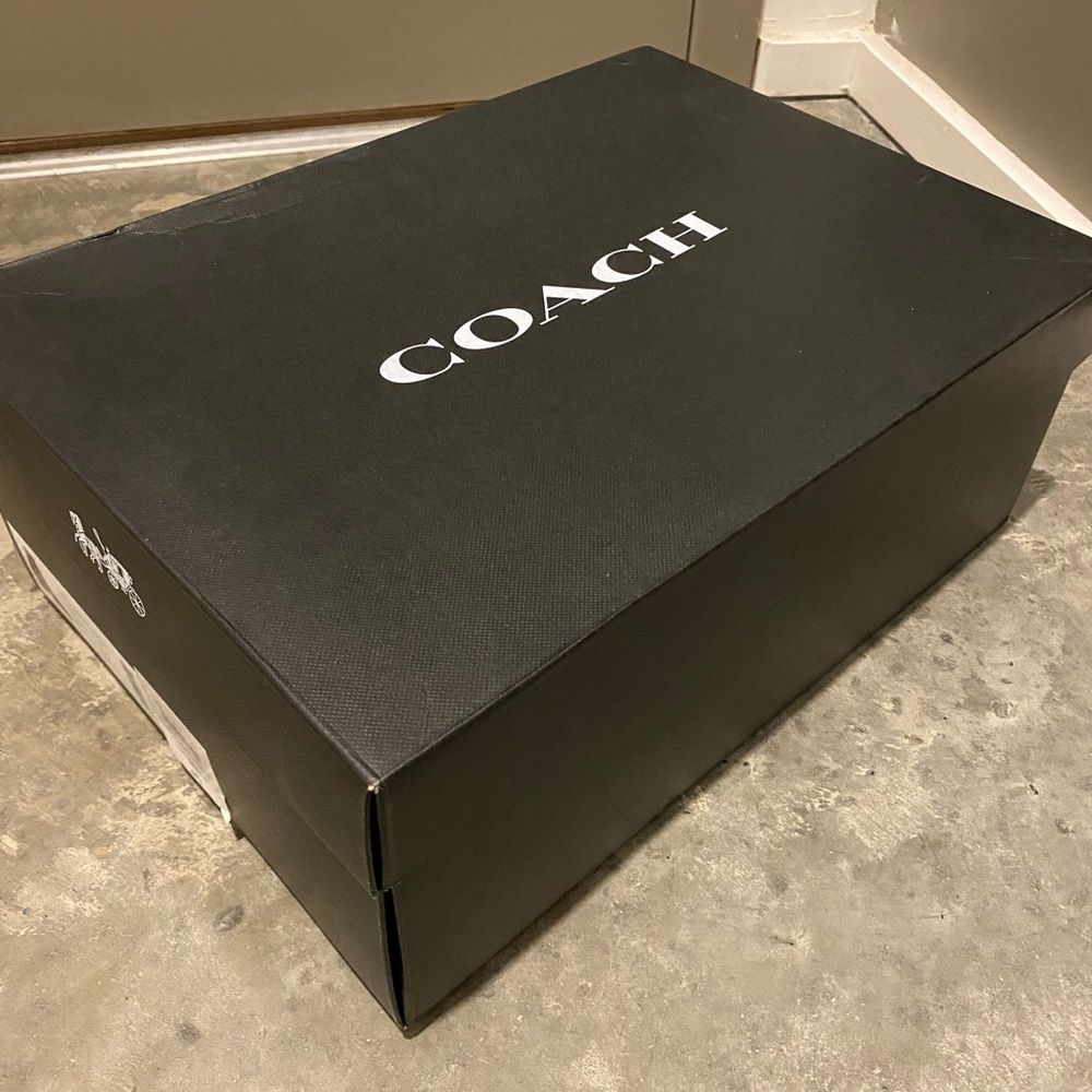 Coach Pell leather booties black new with new box - Picture 7 of 10